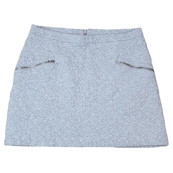 Hinge Womens Quilted Mini Skirt - Picture 2 of 7